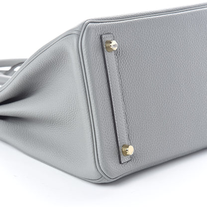 Hermes Togo Birkin 30 Gris Mouette 12 of 33