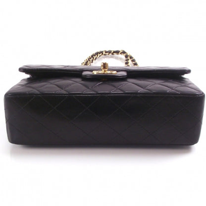 Chanel Lambskin Quilted Medium Double Flap Black 4 of 11
