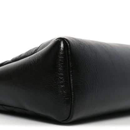 Chanel Shiny Lambskin Quilted 31 Shopping Bag Black 8 of 9