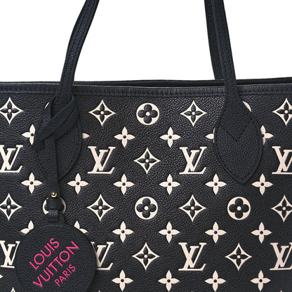 Louis Vuitton Empreinte Spring In The City Neverfull MM Black White Pink 8 of 10