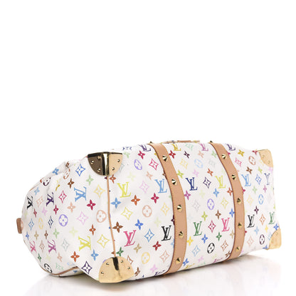 Louis Vuitton Monogram Multicolor Keepall 45 White 4 of 15