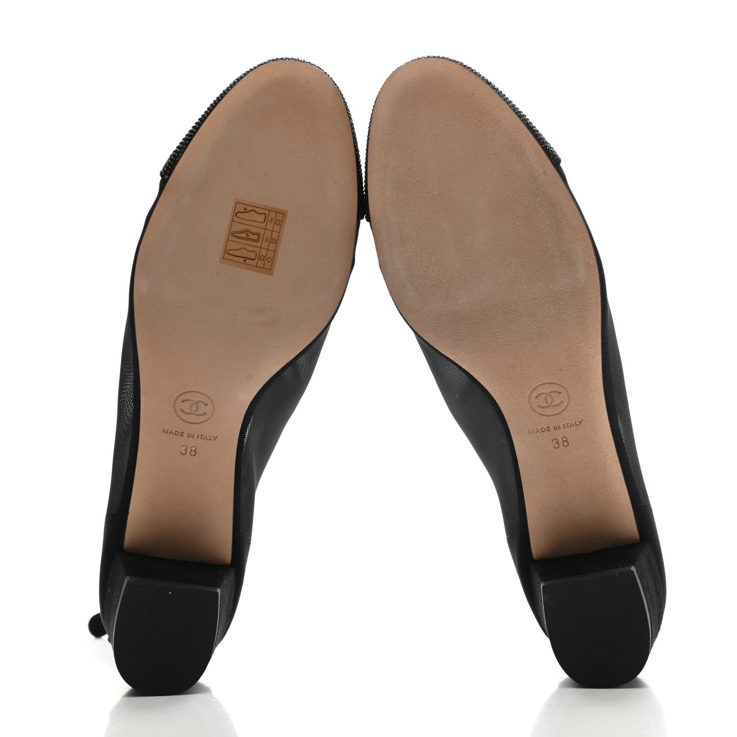 Chanel Mesh Suede Cap Toe Embellished Short Boots 38 Black 5 of 9