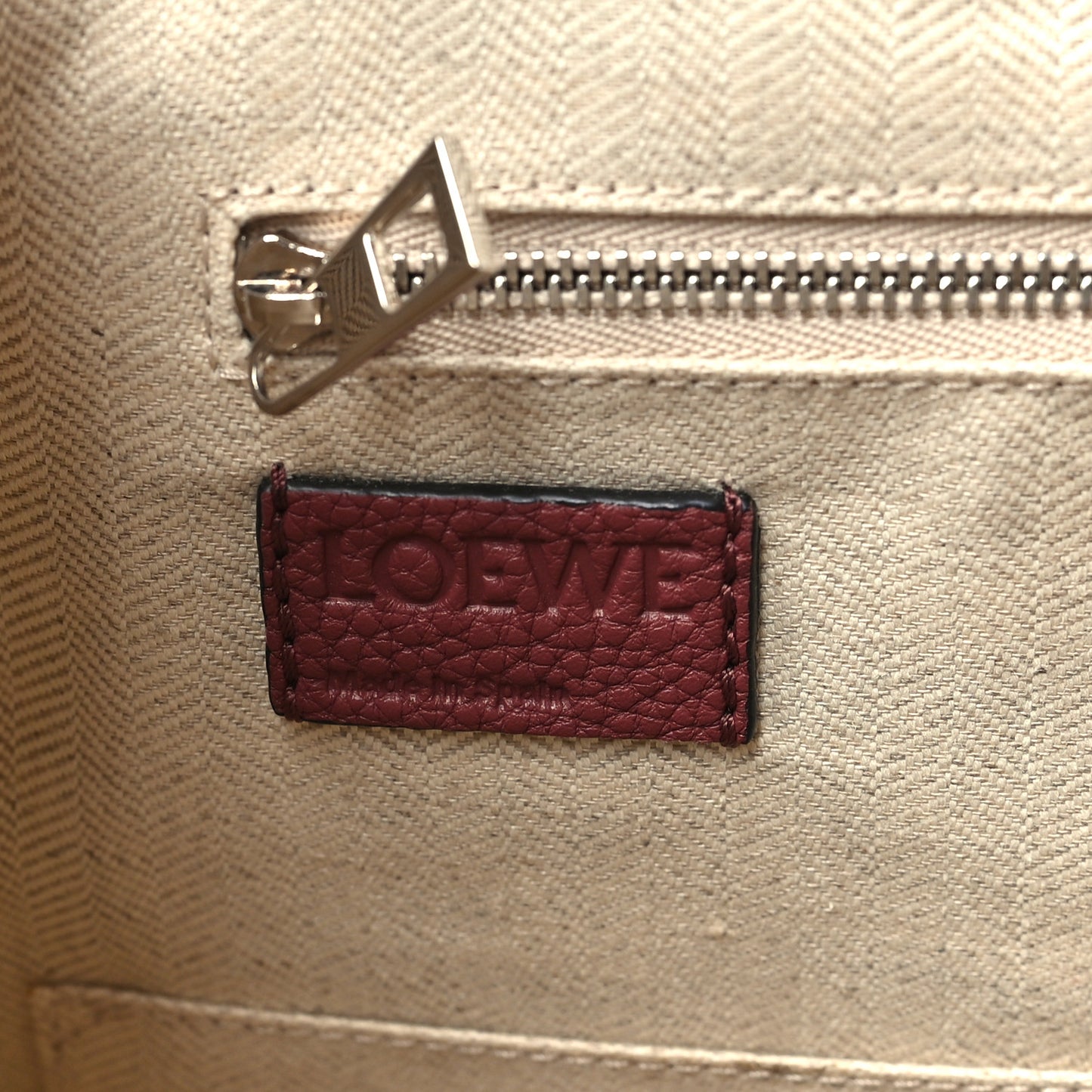 Calfskin Goya Backpack Burgundy