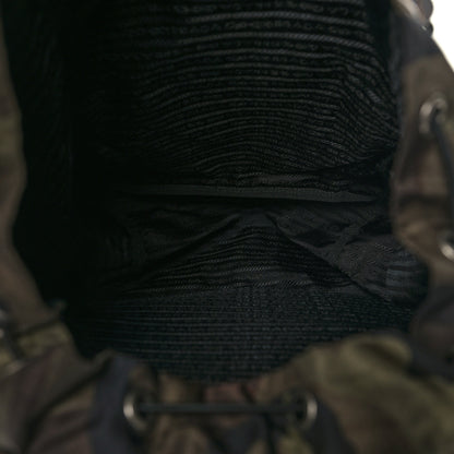 Prada Nylon Camouflage Double Buckle Backpack Mimetico 4 of 8