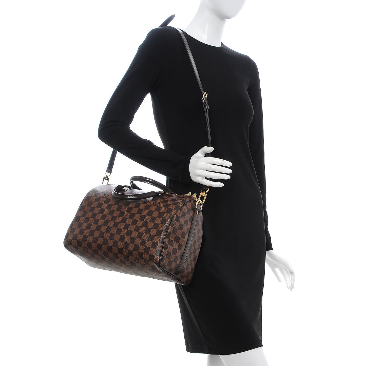 Damier Ebene Speedy Bandouliere 30