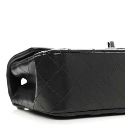 Chanel Lambskin Quilted Mini Rectangular Flap So Black 8 of 11