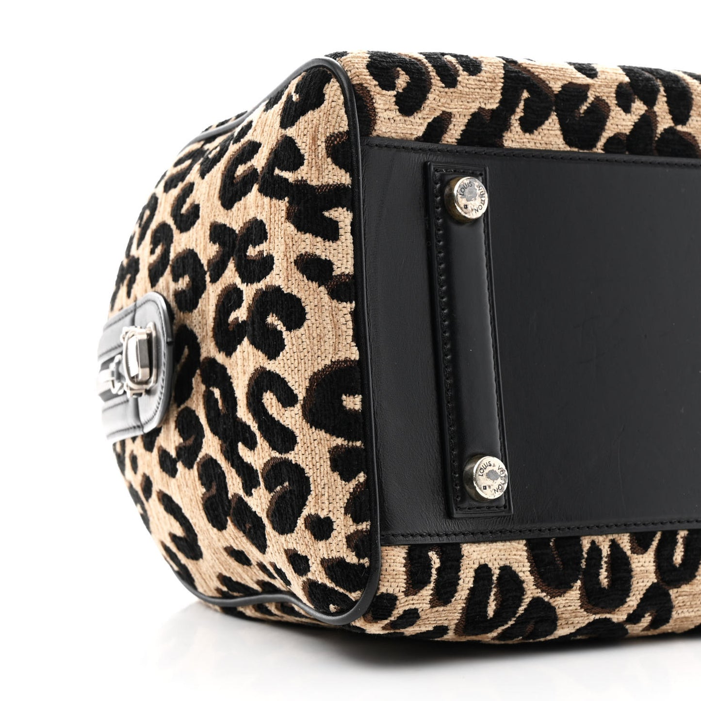 Jacquard Velvet Leopard Print Stephen Sprouse Speedy