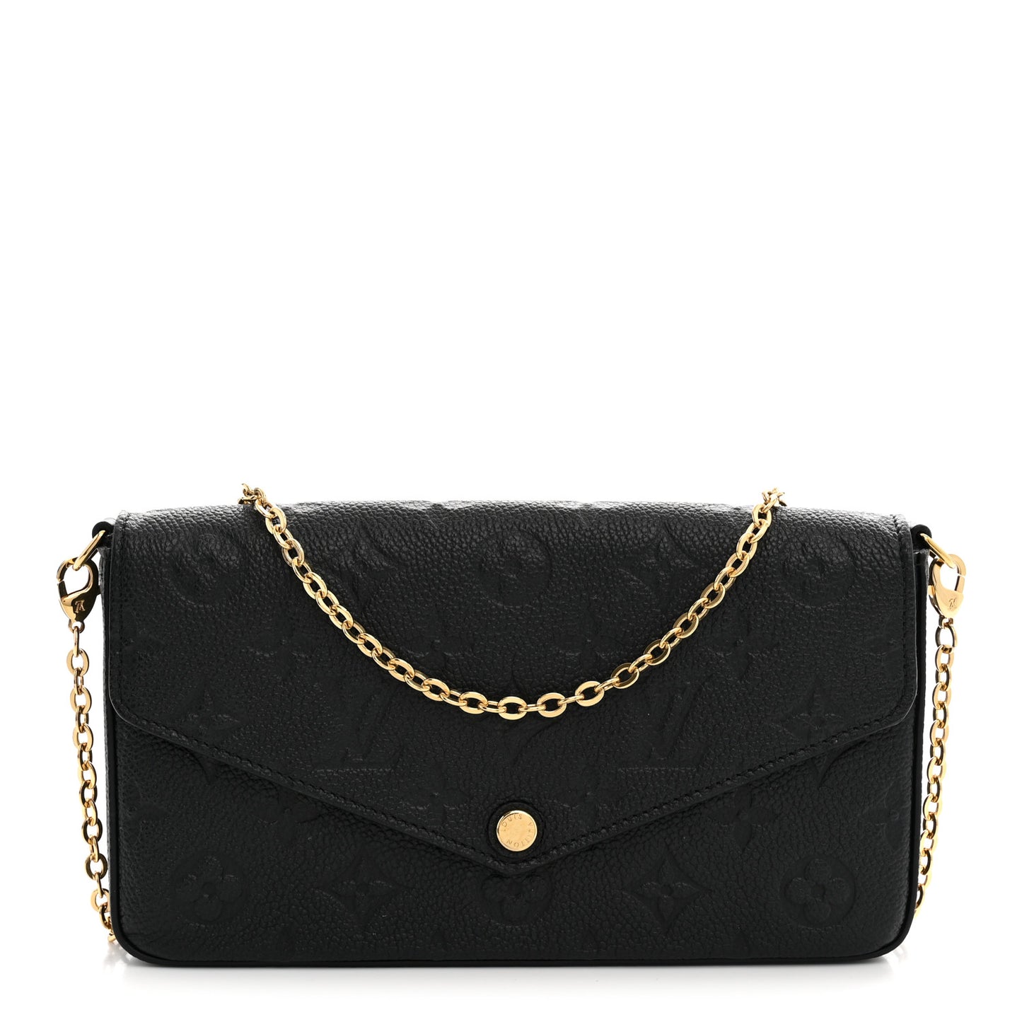 Empreinte Pochette Felicie Chain Wallet Black