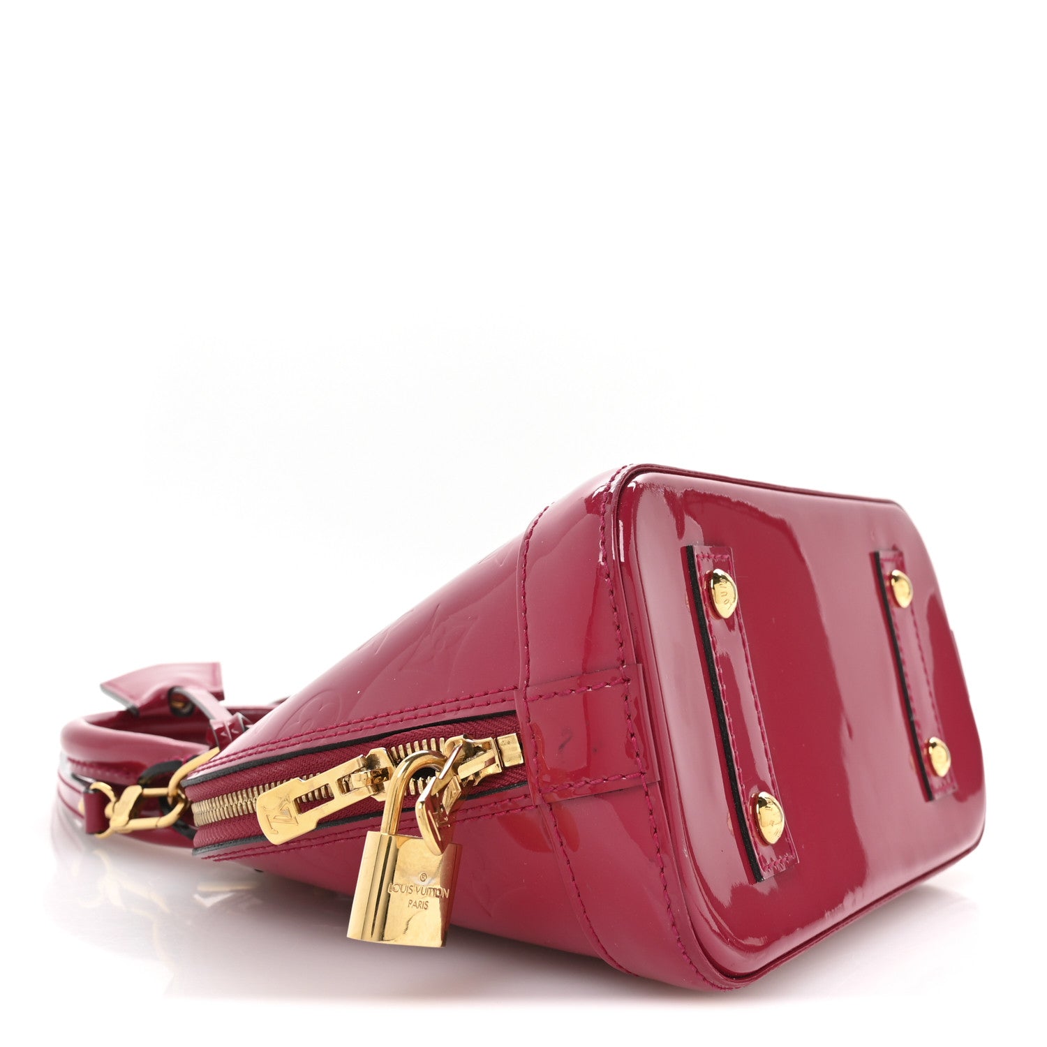 Louis Vuitton Vernis Alma BB Rose Indien 4 of 10