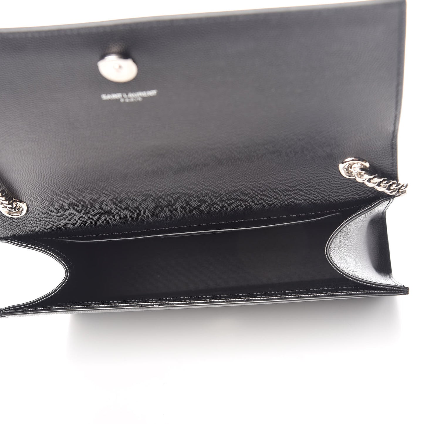 Grain De Poudre Medium Classic Monogram Kate Satchel Black