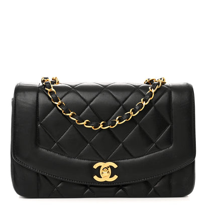 Chanel Lambskin Quilted Small Single Flap Black 1 of 16