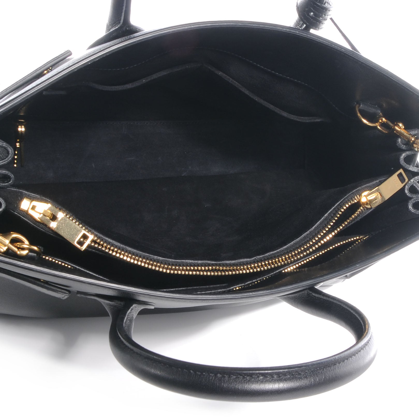Saint Laurent Leather Small Sac de Jour Black 6 of 9