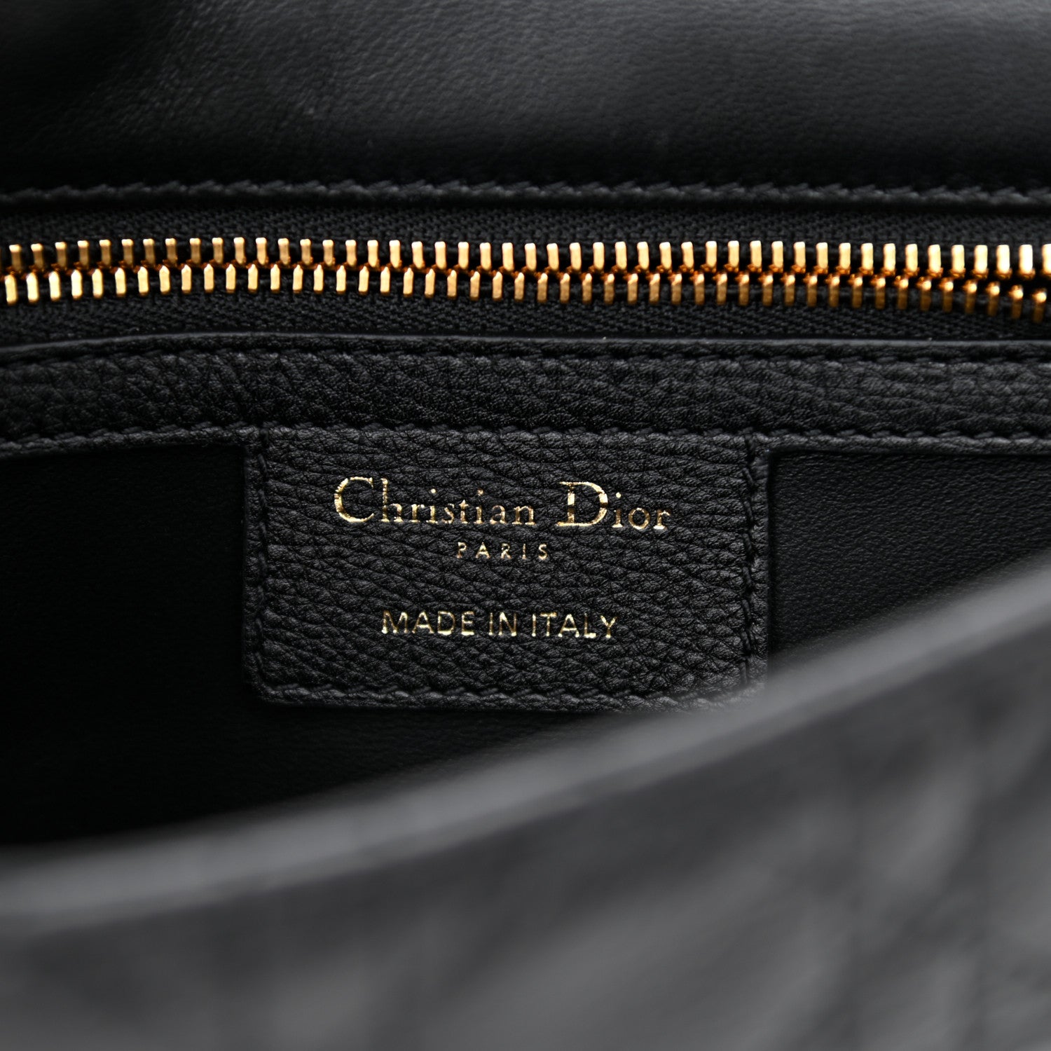 Christian Dior Calfskin Cannage Small Caro Bag Black 6 of 8