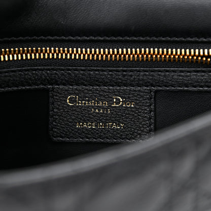 Christian Dior Calfskin Cannage Small Caro Bag Black 6 of 8