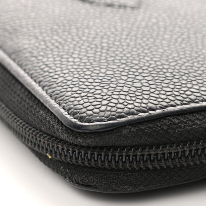Chanel Caviar Large Timeless CC Zip Around Organizer Wallet Black 10 of 11