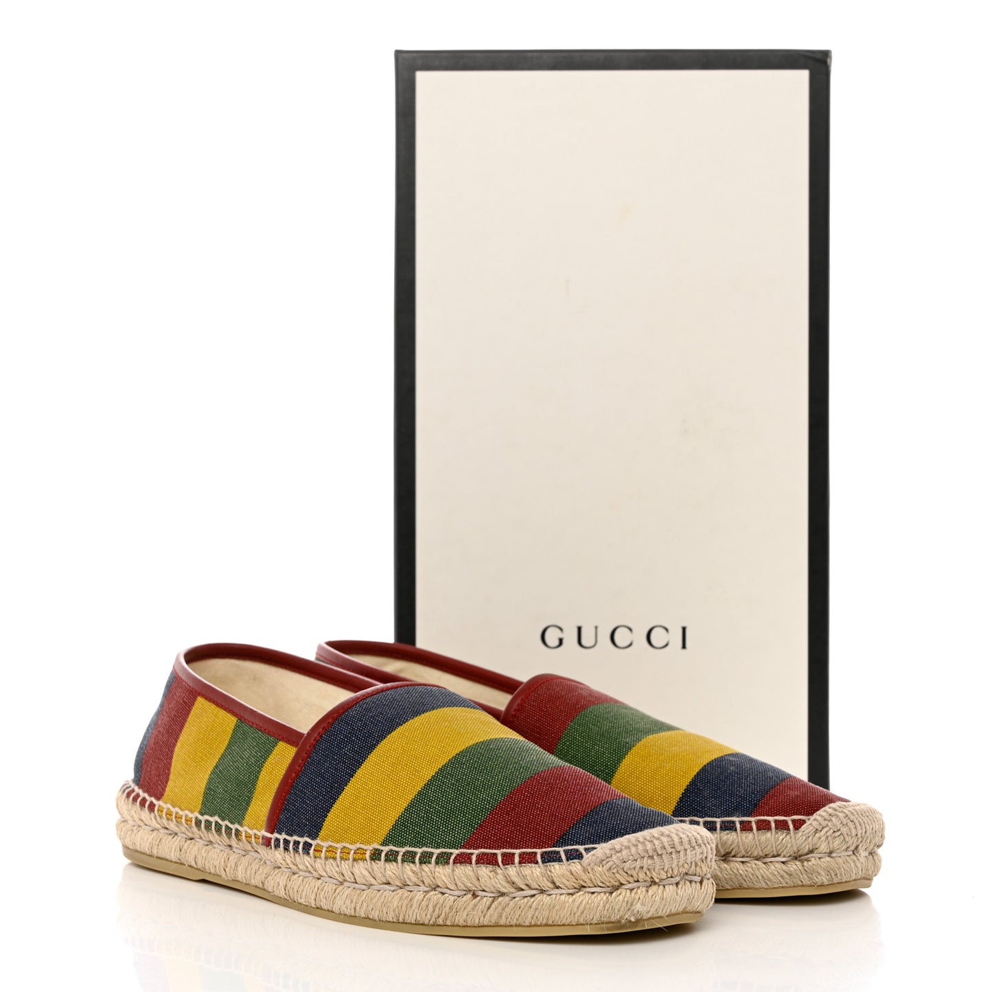 Canvas Baiadera Stripe Mens Espadrilles 8 Multicolor