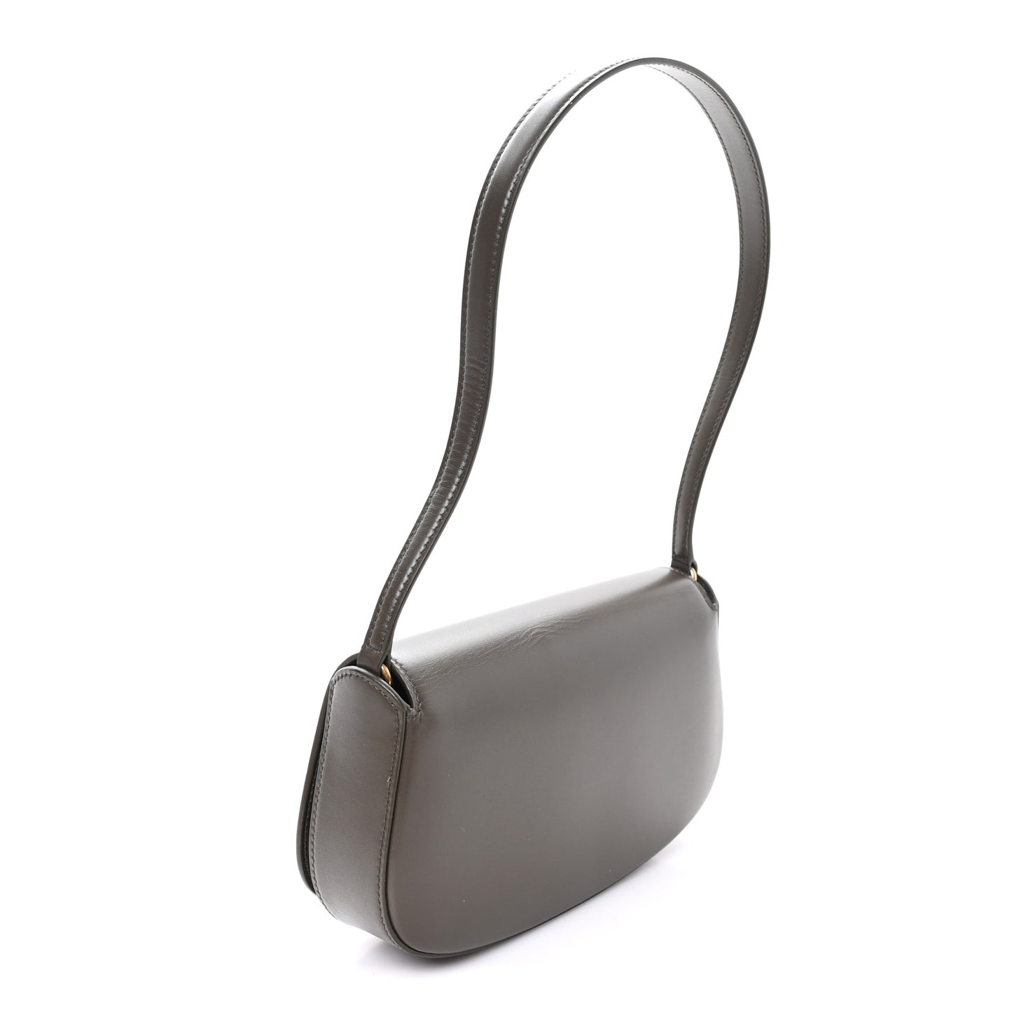 Box Calfskin Mini Voltaire Shoulder Bag  Deep Musk