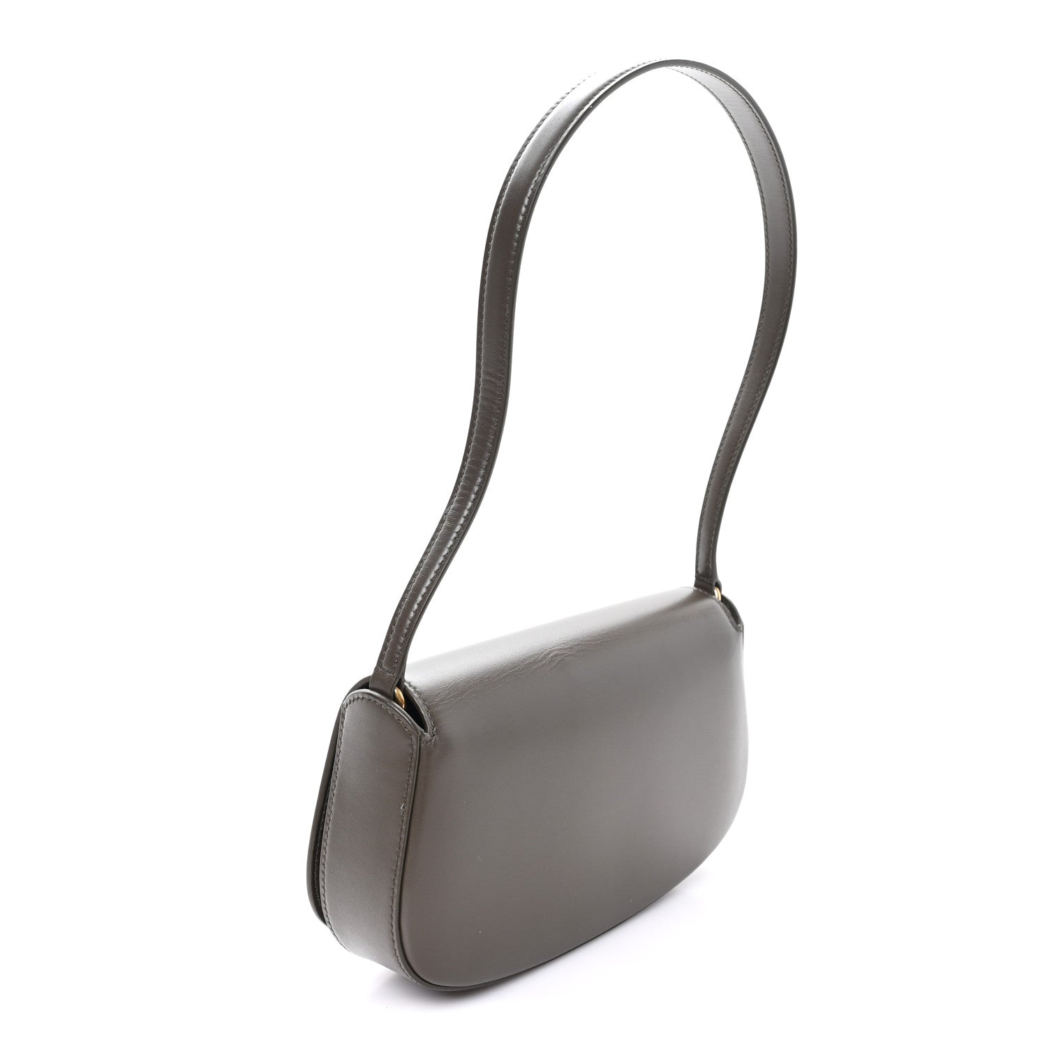 Saint Laurent Box Calfskin Mini Voltaire Shoulder Bag  Deep Musk 3 of 11
