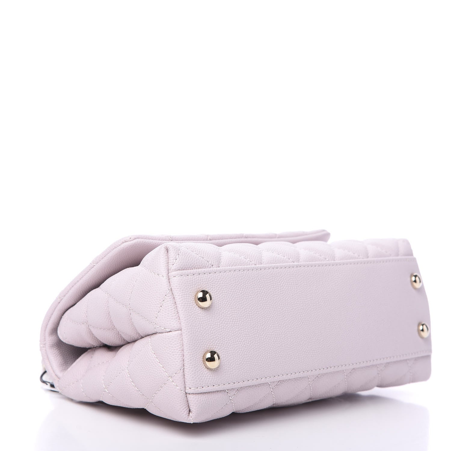 Chanel Caviar Quilted Mini Coco Handle Flap Lilas Lilac 3 of 9