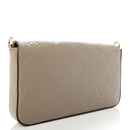 Louis Vuitton Empreinte Pochette Felicie Chain Wallet Tourterelle 3 of 7