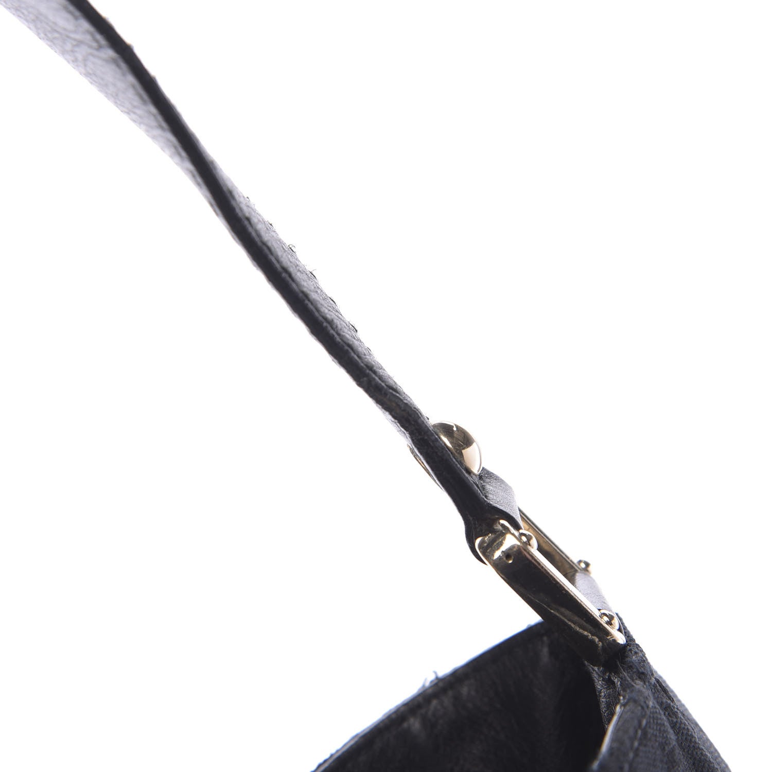 Gucci Monogram Large New Ladies Web Hobo Black 17 of 17