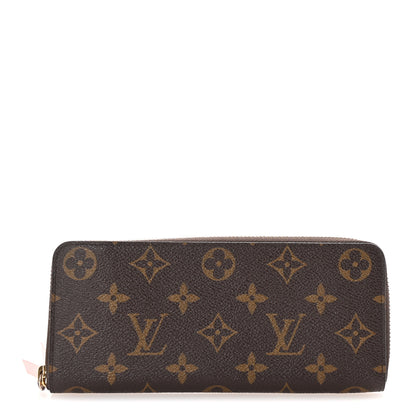 Louis Vuitton Monogram Clemence Wallet Rose Ballerine 1 of 7