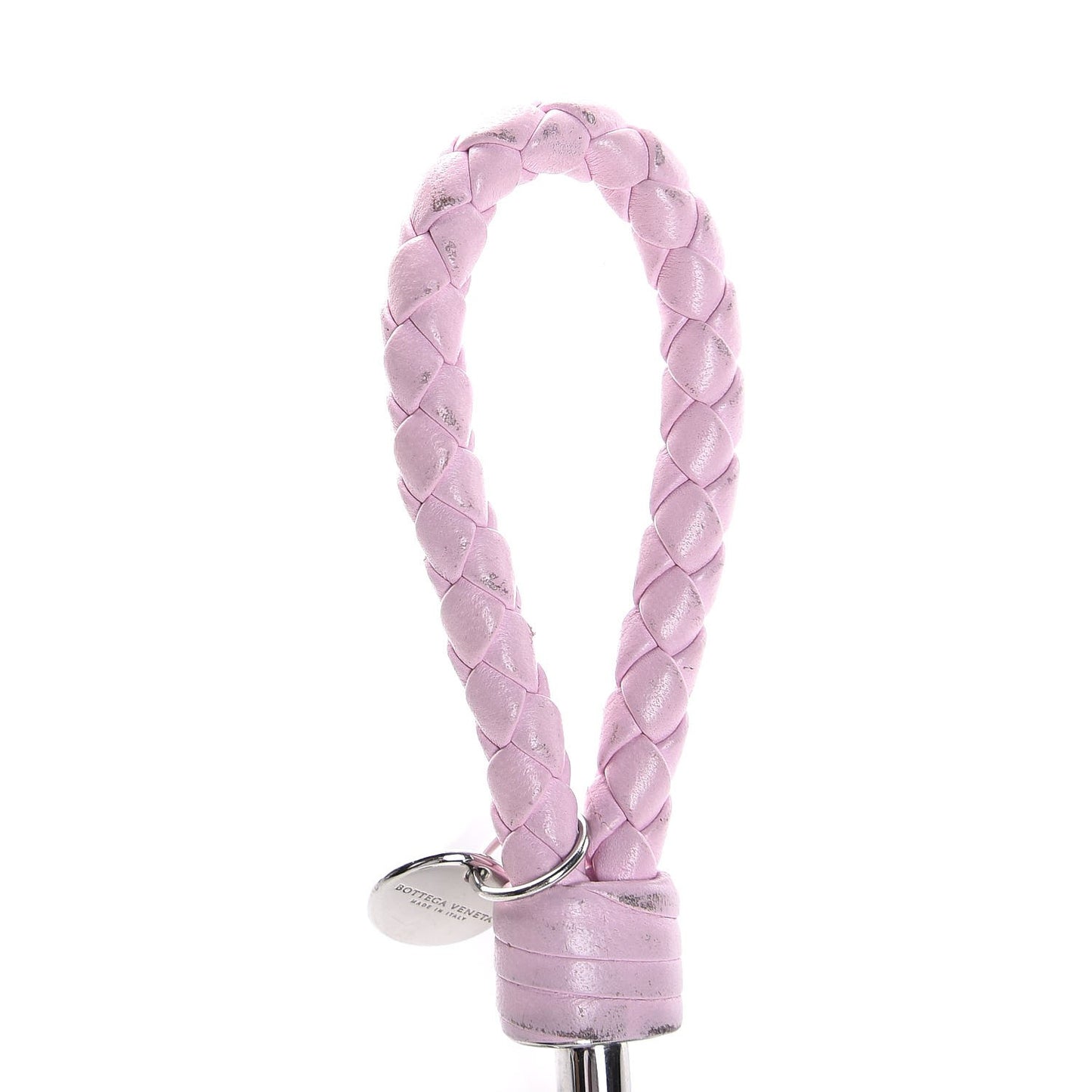 Nappa Intrecciato Key Ring Dragee