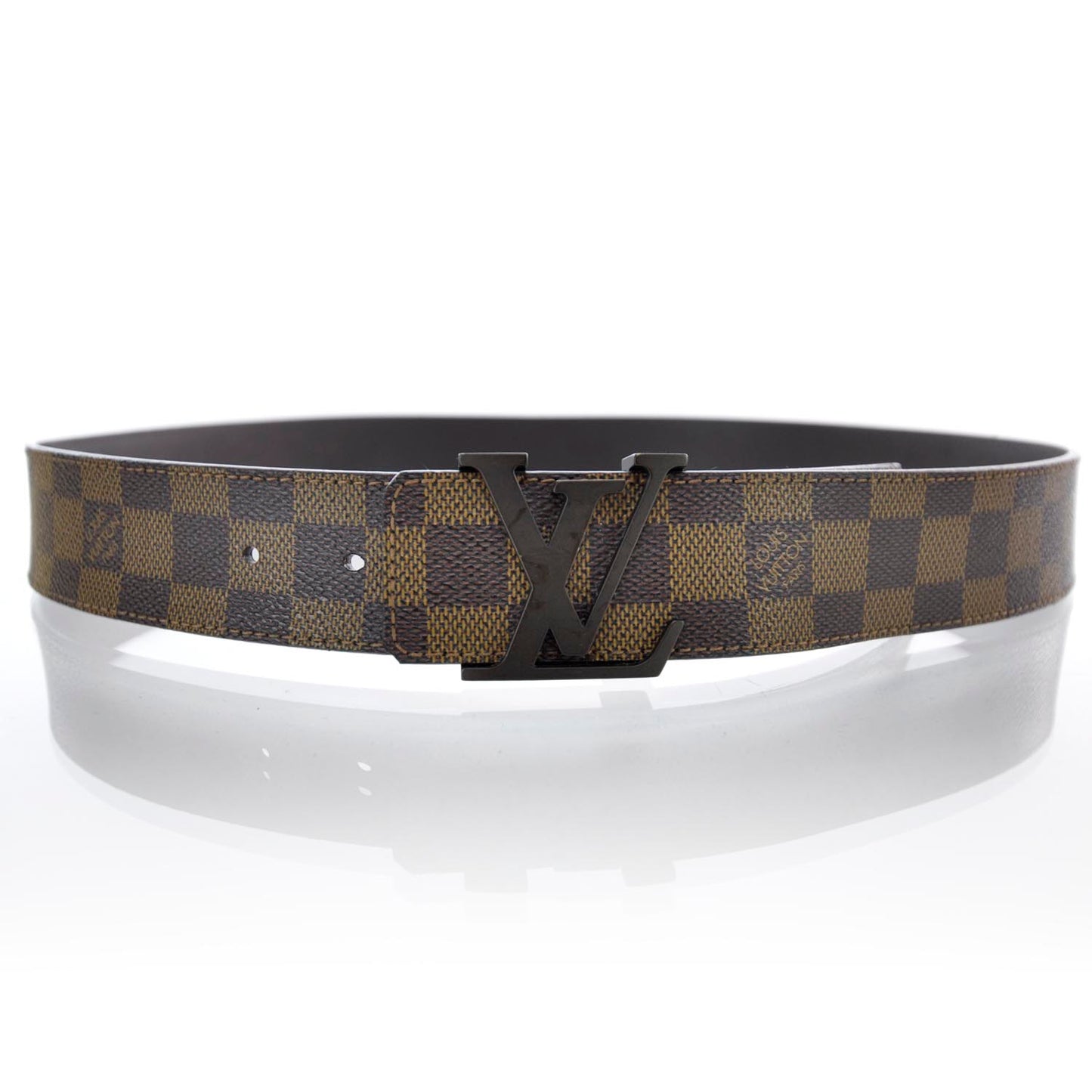 Damier Ebene LV Initiales Belt 100 40