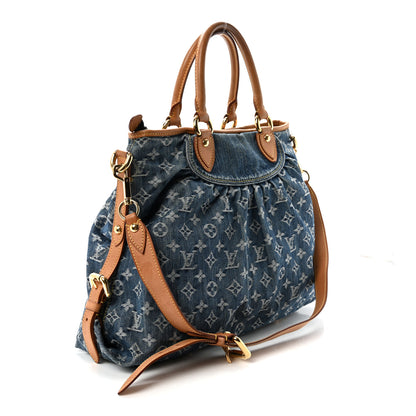 Louis Vuitton Denim Neo Cabby GM Blue 3 of 9