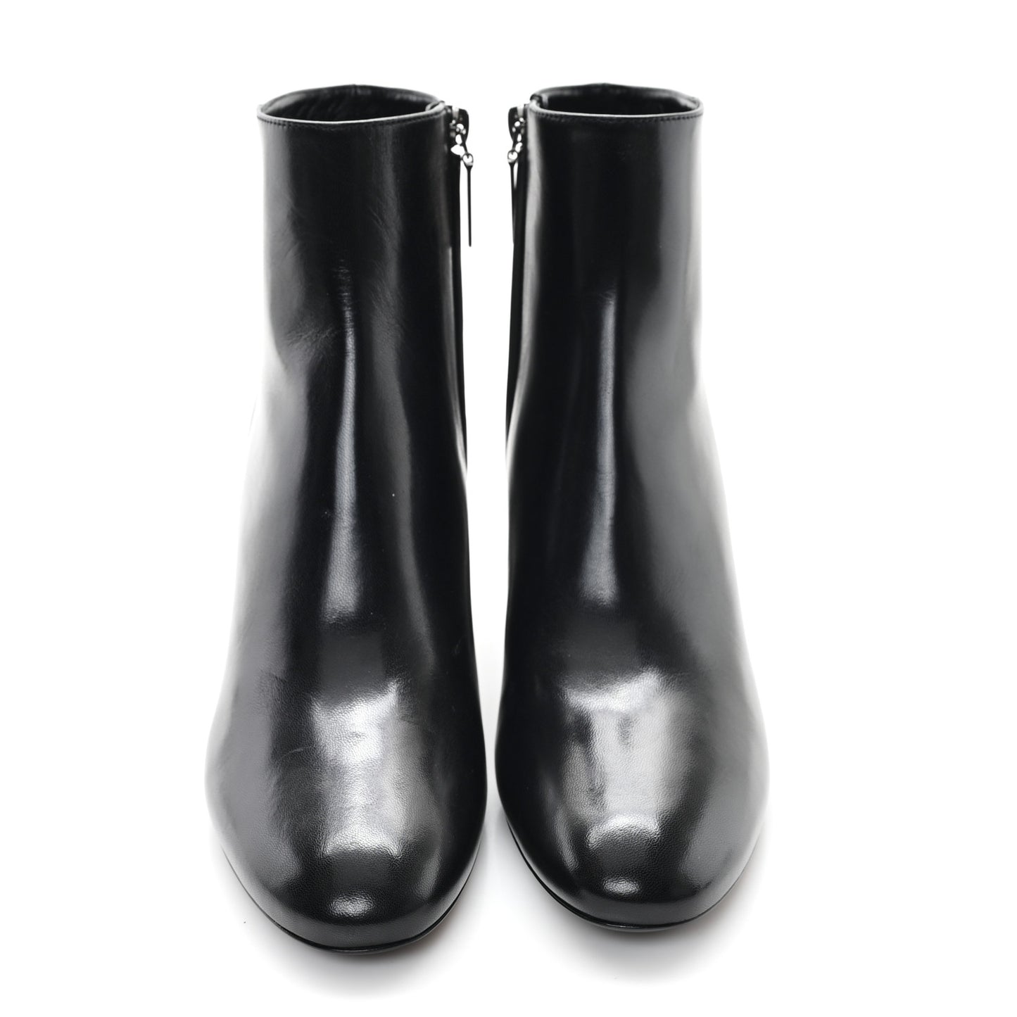 Nappa Vendome Loulou Ankle Zip Boot 39.5 Black