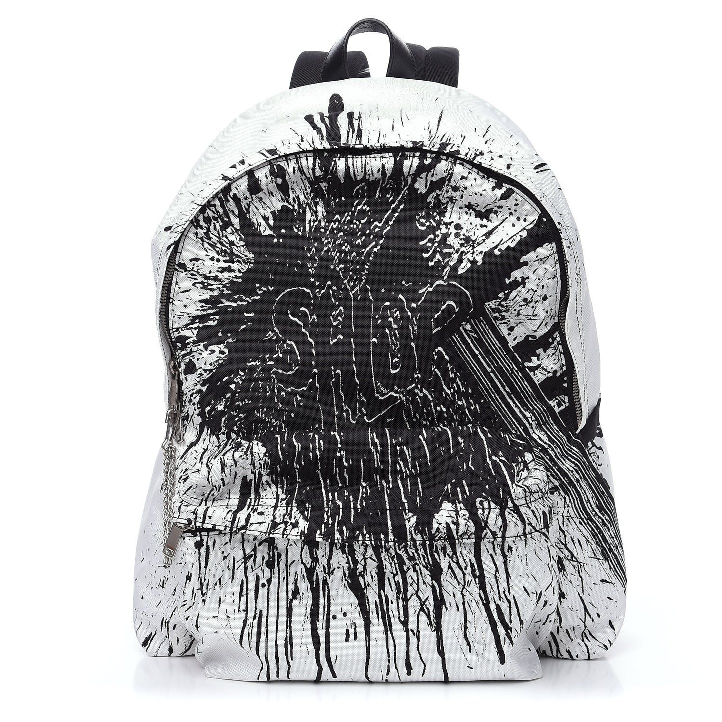 x Christian Marclay Canvas Backpack White Black
