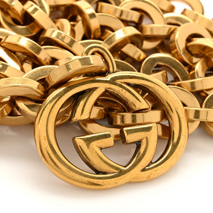 Gucci Chain GG Belt Aged Gold 6 of 8