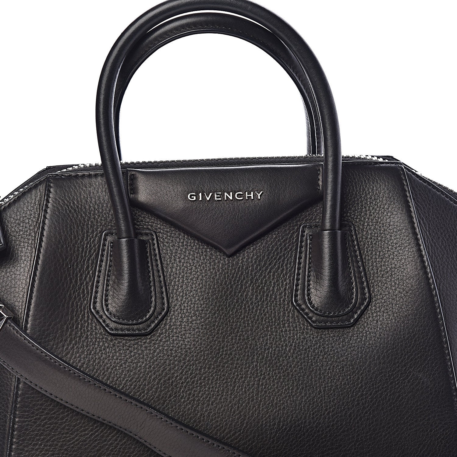 Givenchy Sugar Goatskin Small Metal Corner Antigona Black 8 of 10
