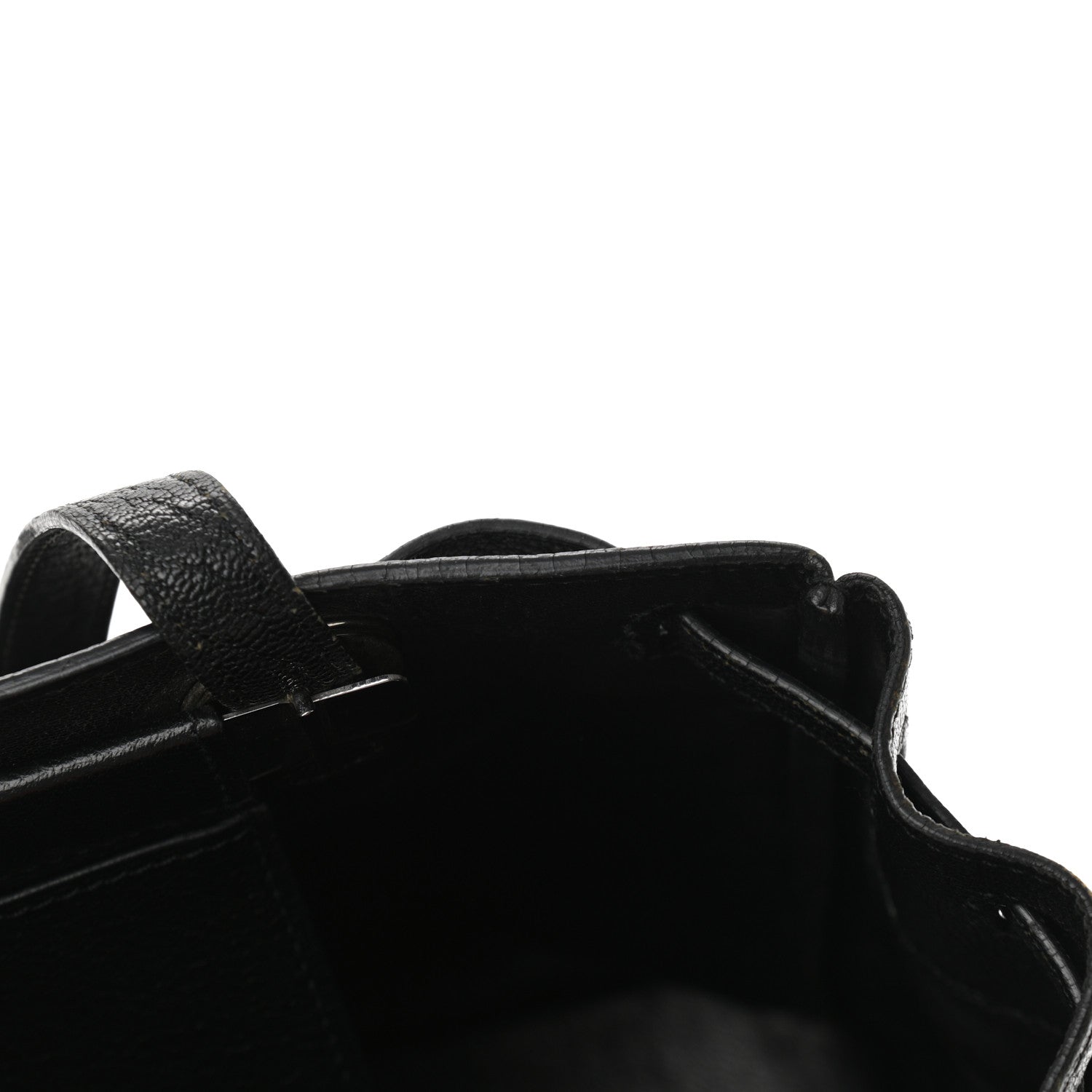 Hermes Chevre de Coromandel Cabana Tote Black 9 of 12