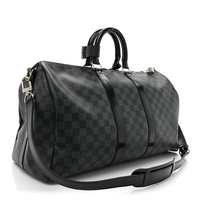 Louis Vuitton Damier Graphite Keepall Bandouliere 45 2 of 14
