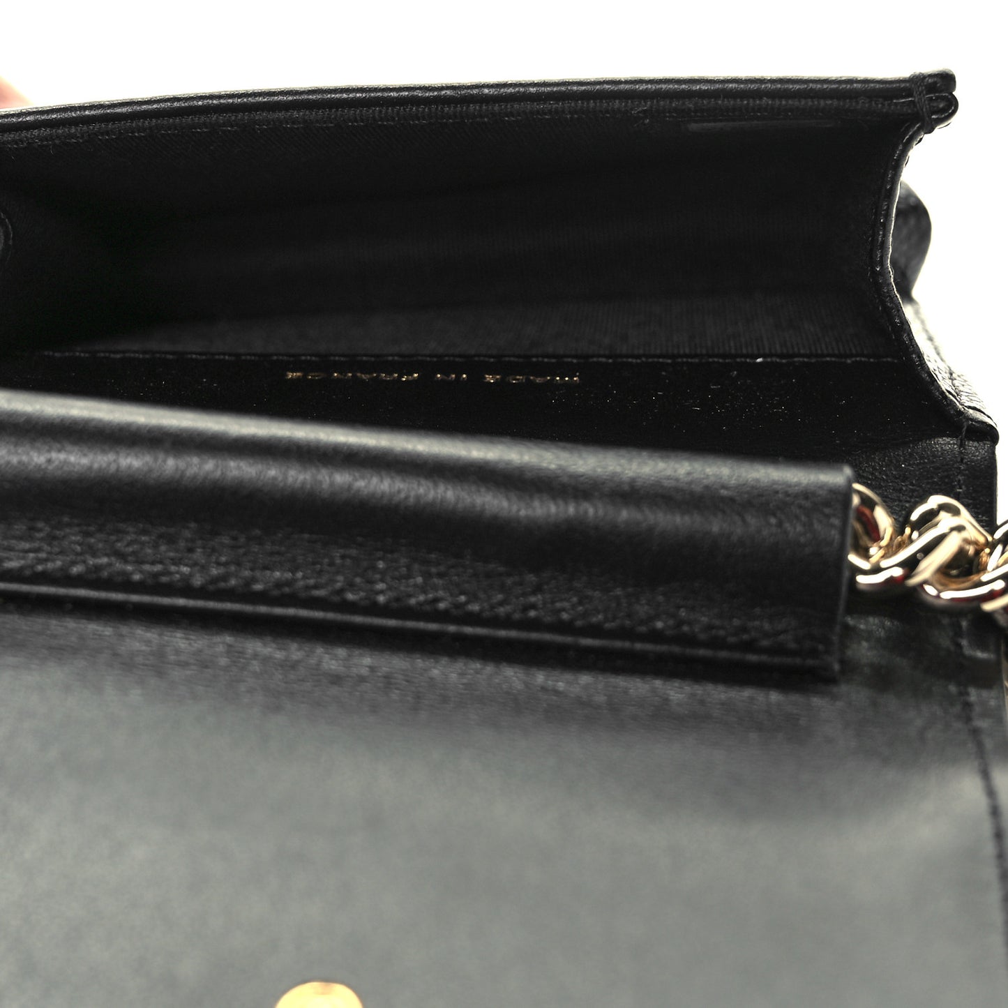 Caviar Quilted Boy Flap Waist Belt Bag Black