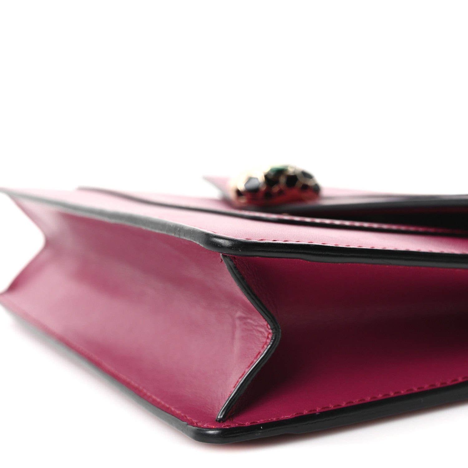 Bulgari Calfskin Serpenti Forever Crossbody Bag Plum 10 of 10