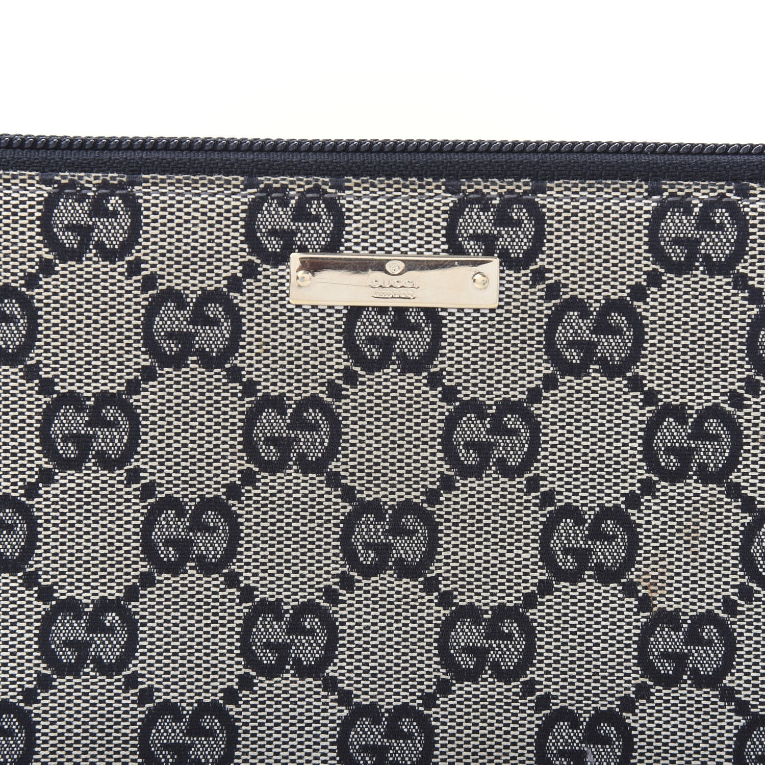 Gucci Monogram Zip Around Organizer Wallet Black 9 of 10