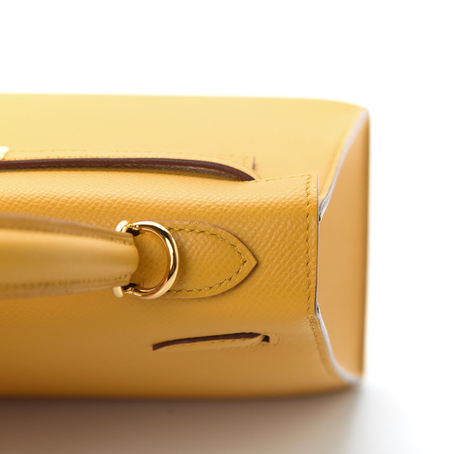 Hermes Epsom Kelly Sellier 25 Jaune Ambre 9 of 41