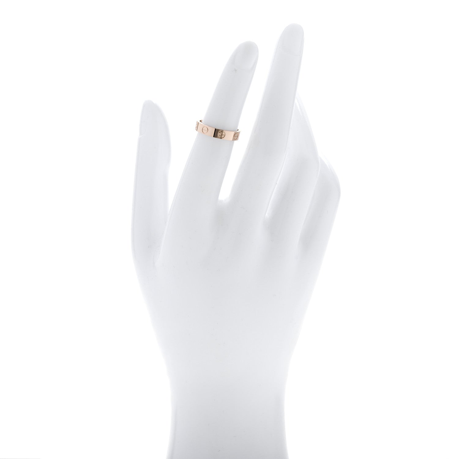 Cartier 18K Pink Gold 3.5mm LOVE Wedding Band Ring 48 4.5 2 of 5