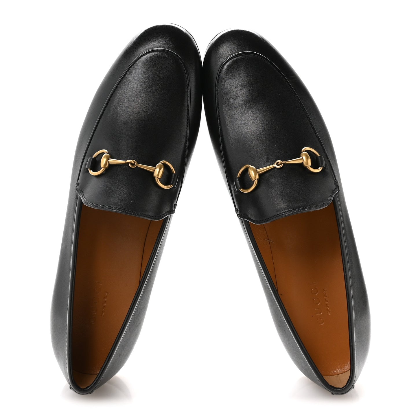 Calfskin Womens Jordaan Loafers 38.5 Black
