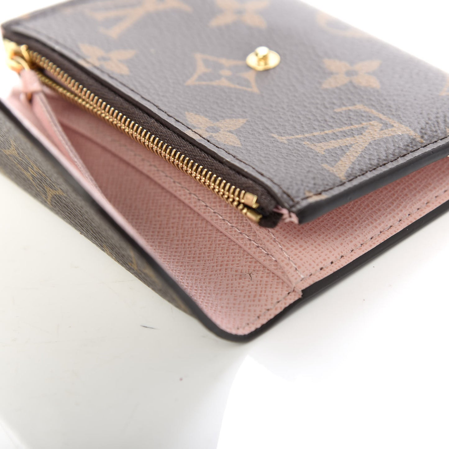 Monogram Rosalie Coin Purse Rose Ballerine
