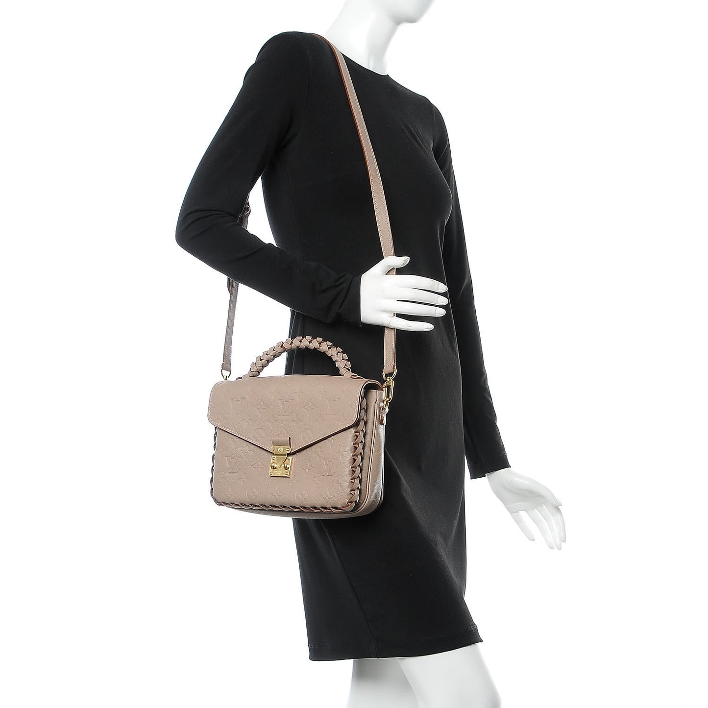 Empreinte Braided Pochette Metis Vison