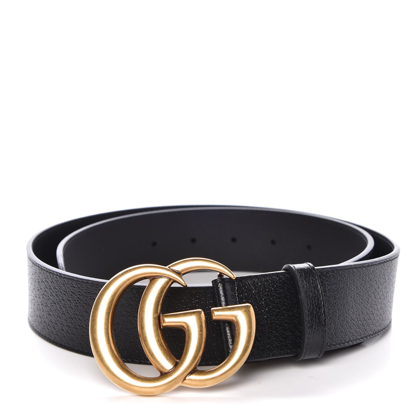 Textured Calfskin Double G 40mm Belt 90 36 Black