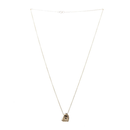 Tiffany 18K Yellow Gold 11mm Elsa Perretti Full Heart Pendant Necklace 4 of 7