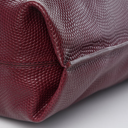 Alexander Wang Lizard Embossed Small Liner Tote Oxblood 7 of 9