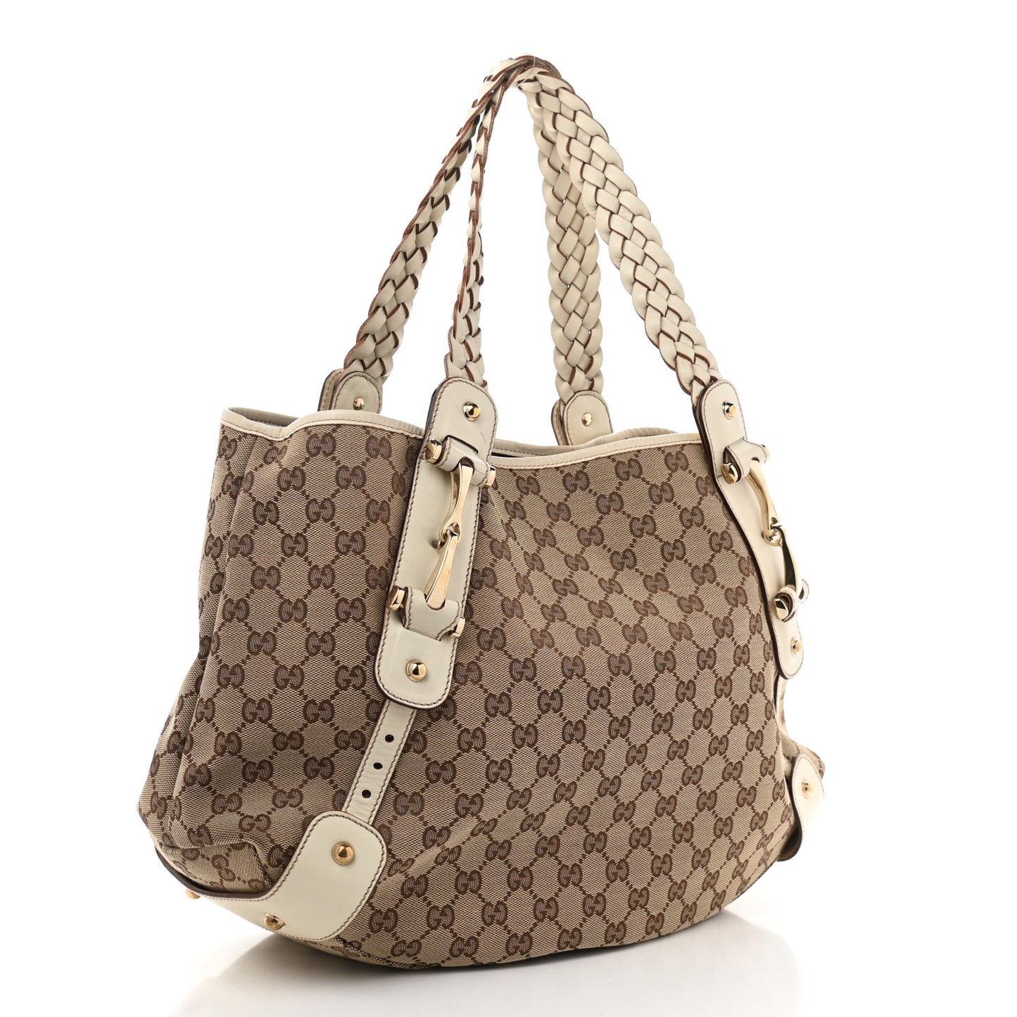 Monogram Medium Pelham Shoulder Bag Off White