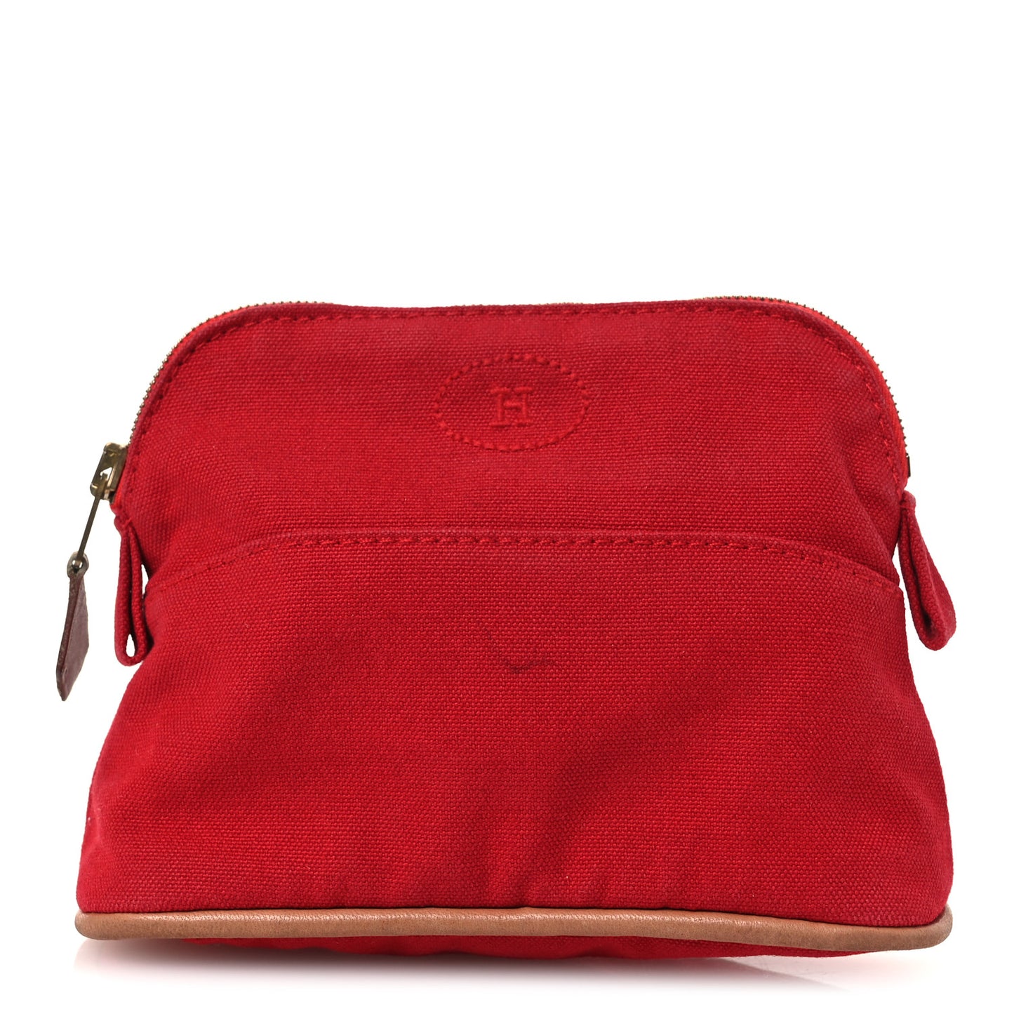 Cotton Canvas Mini Bolide Travel Cosmetic Pouch