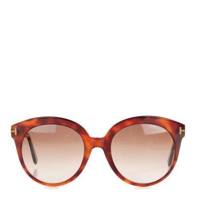 Tom Ford Monica Round Sunglasses TF429 Havana 2 of 7