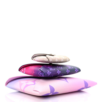 Louis Vuitton Monogram Giant Spring In The City Kirigami Pochette Set Sunrise Pastel Midnight Fuchsia Sunset Kaki 4 of 11